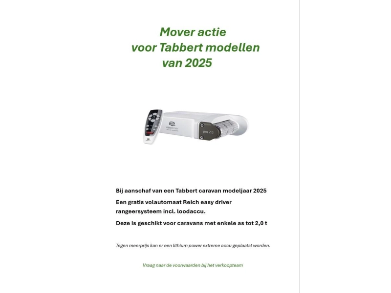 Tabbert Pantiga 390 WD Compact en Comfortabel 