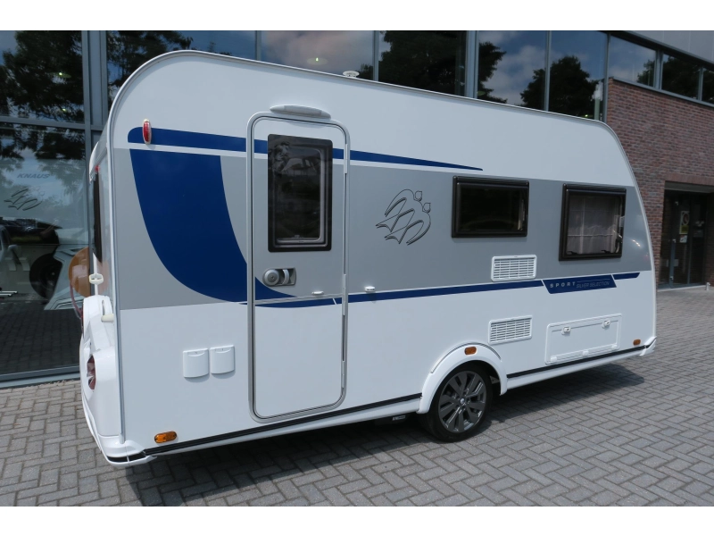 Knaus Sport Silver Selection 420 QD Voortent Mover fietsenrek 