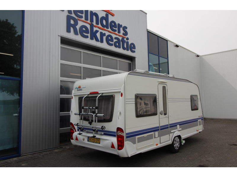 Hobby Excellent 460 UFE Mover Voortent Fietsenrek 