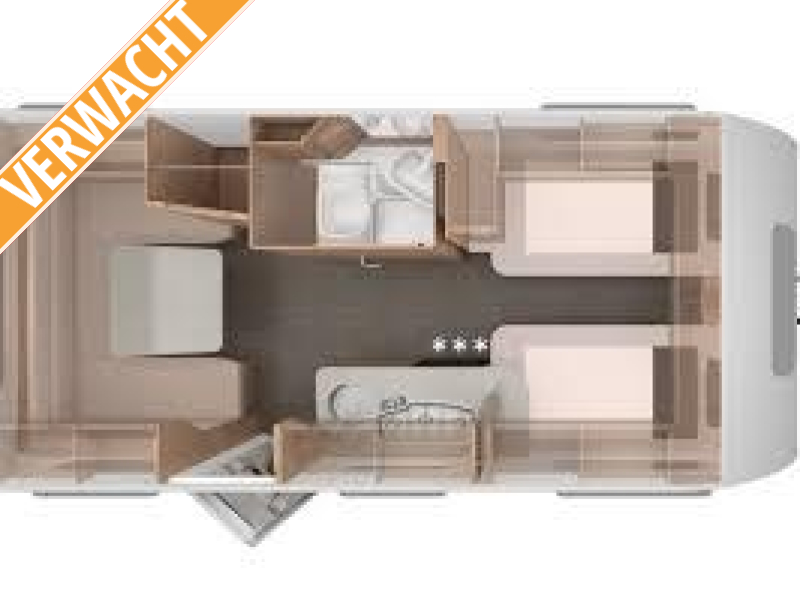 Knaus Sport Platinum 460 EU ENKEL BED VLOERVERWARMING  hoofdfoto: 1