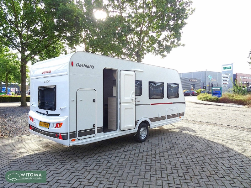 Dethleffs C'Joy Active 480 QLK ook met 3 stapelbed 