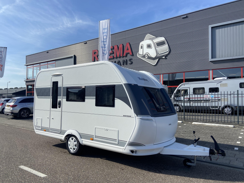 Hobby On Tour 390 SF Treinzit, dwars bed 