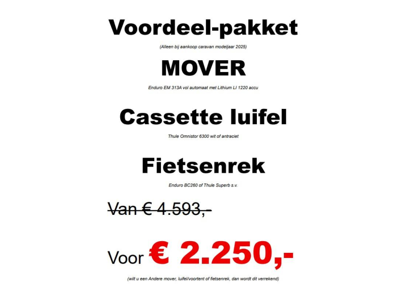 Knaus Sport 500 EU Voordeel-pakket € 2.250,-  foto: 23