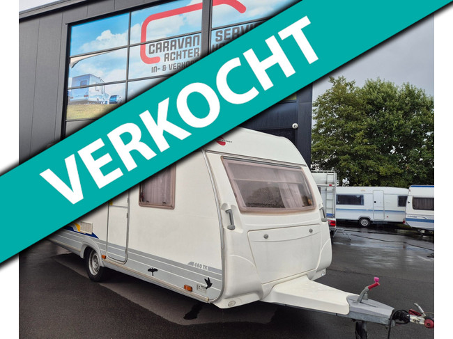 Bürstner 480 TK Stapelbed, rondzit, mover + Voortent 2e eig.