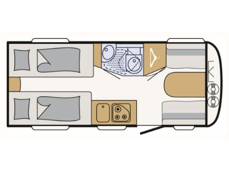 Dethleffs C'Joy 460 LE voortent | ex-verhuur  foto: 22