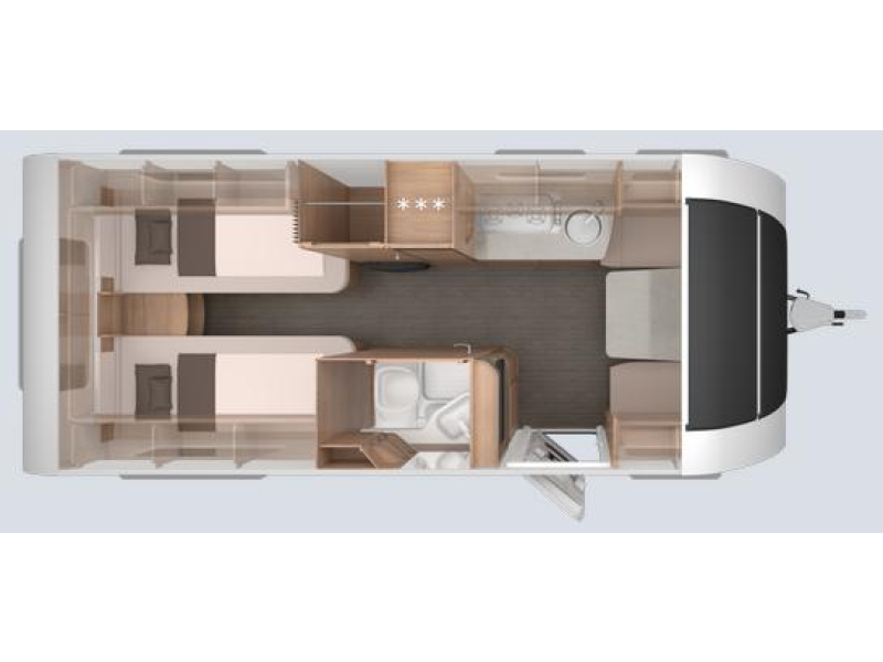 Knaus Sudwind Black Selection 540 UE Enkele bedden / buitengas  foto: 1