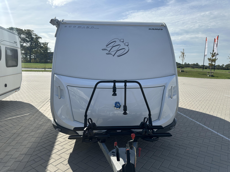 Knaus Sudwind Silver Selection 420 QD luifel - fietsdrager 