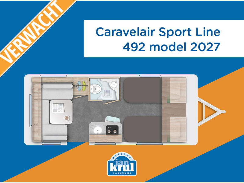 Caravelair Sport Line 492 Enkele bedden 