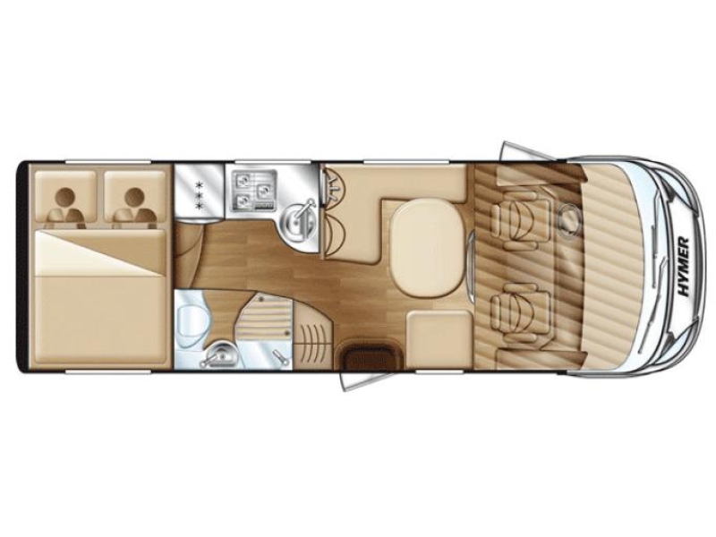 Hymer B614 SL Star Edition 3.0 160 PK+DB KETTING  foto: 21
