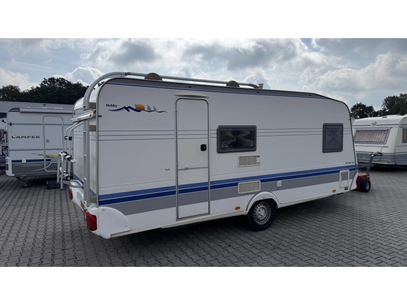 Hobby De luxe Easy 500 KMFE stapelbed zit frans bed  foto: 12