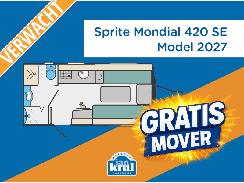 Sprite Mondial 420 SE TIJDELIJK GRATIS MOVER  hoofdfoto: 1