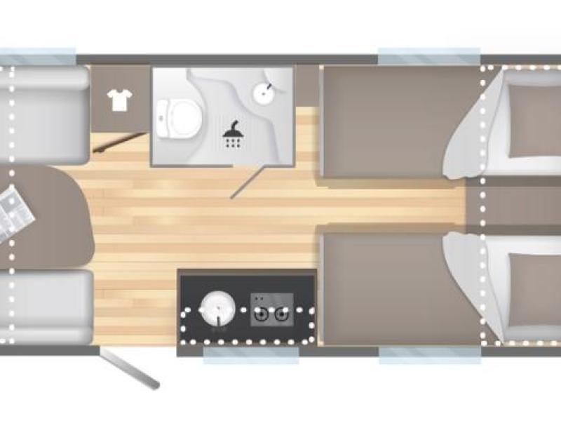 Caravelair Alba 450 Anniversary Line GRATIS MOVER+FIETSDRAGER  foto: 13