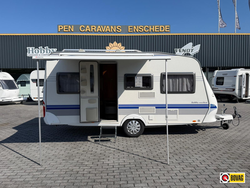 Hobby Excellent 455 UF Met casette Luifel! 