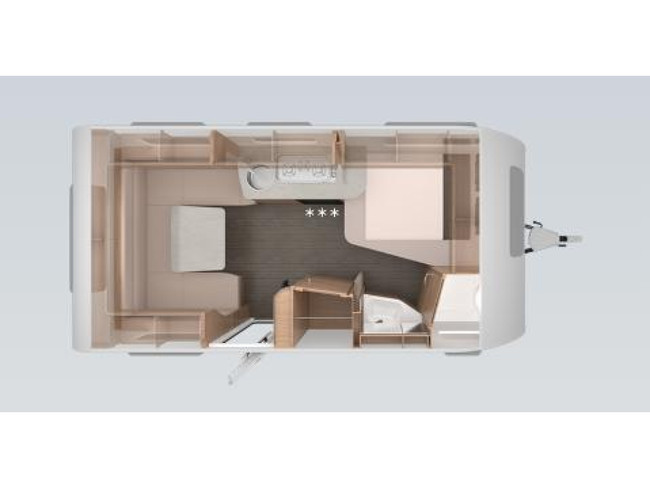 Knaus Sudwind 60 Years 450 FU FRANS BED VLOERVERWARMING foto: 10