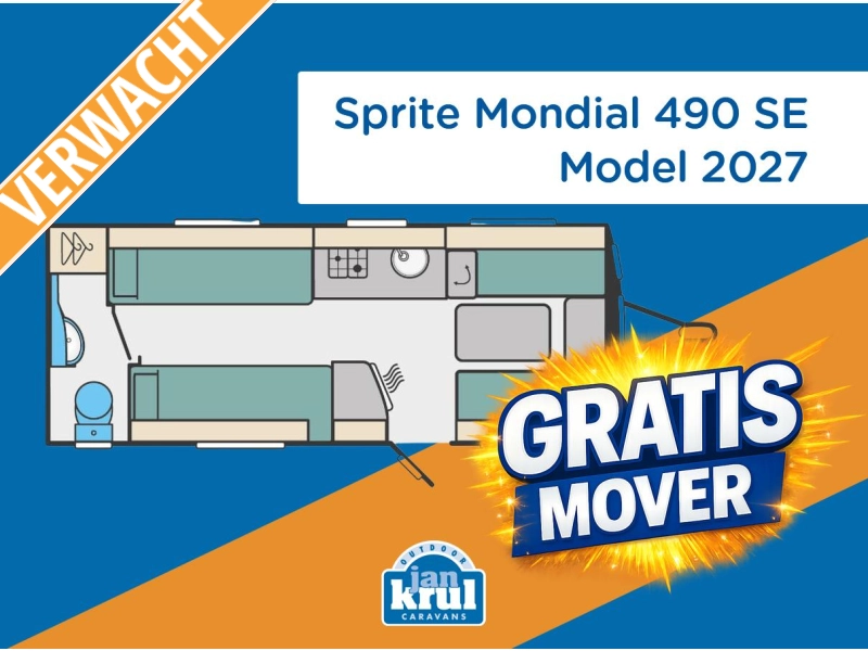 Sprite Mondial 490 SE TIJDELIJK GRATIS MOVER  hoofdfoto: 1
