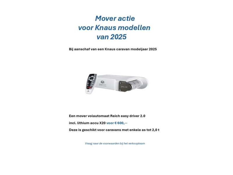Knaus Sport 500 EU Cassetteluifel  foto: 5