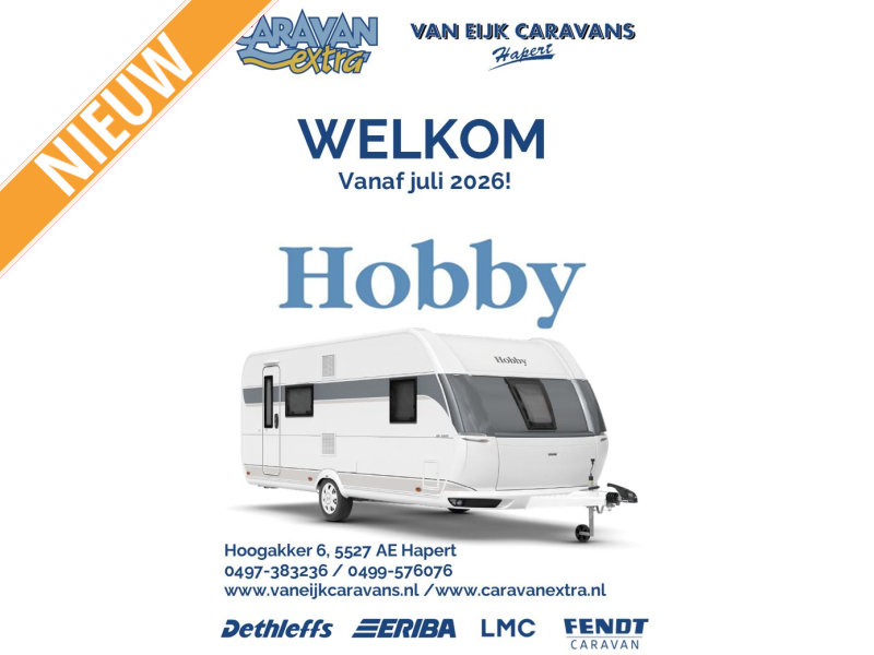 Hobby Excellent Edition 540 UL NU BIJ VAN EIJK CARAVANS! 