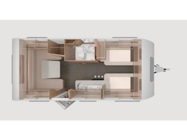 Knaus Sudwind Black Selection 500 EU ENKEL BED VLOERVERWARMING foto: 1