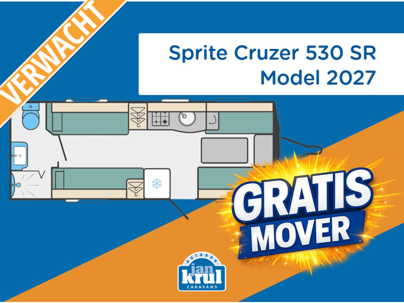 Sprite Cruzer 530 SR TIJDELIJK GRATIS MOVER  foto: 0