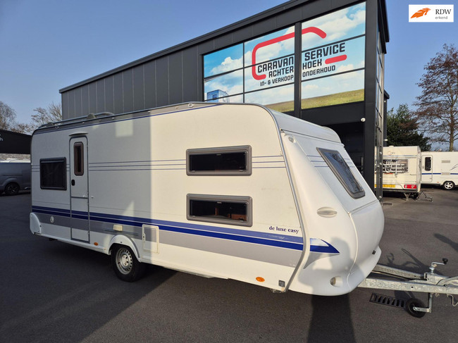 Hobby 540 TK-ULA Stapelbed met kinderkamer, Airco+DWT luifel