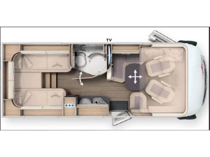 Carthago C1-Tourer 141 KB-LE 2 APARTE BED-180PK-AUTOM  foto: 23