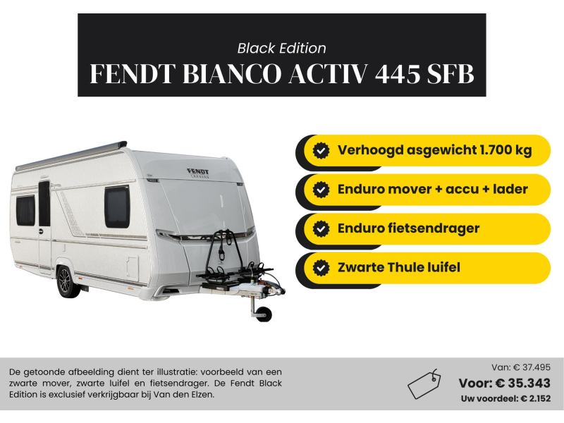 Fendt Bianco Activ 445 SFB Black Edition Actiepakket  hoofdfoto: 1
