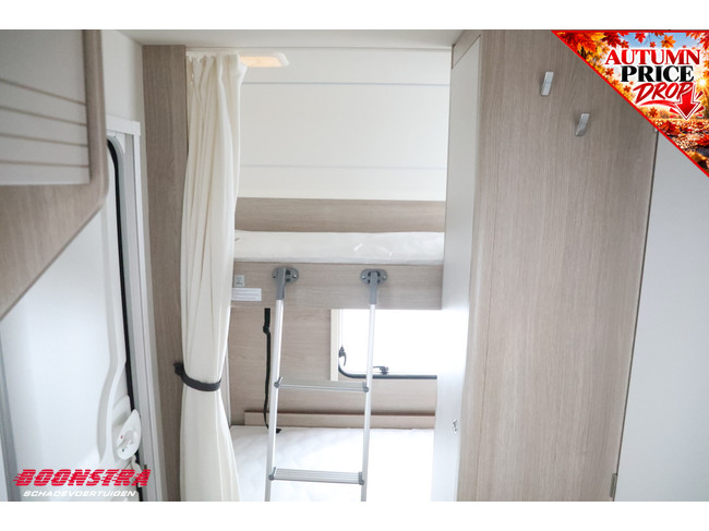 Bürstner Premio Life 490 TK Pack 2 Vloerverwarming Stapelbed Treinzit foto: 17