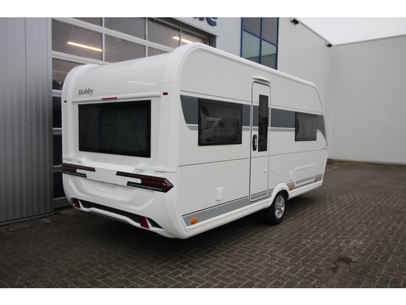 Hobby De Luxe 460 UFE Frans bed & rondzit!  foto: 1
