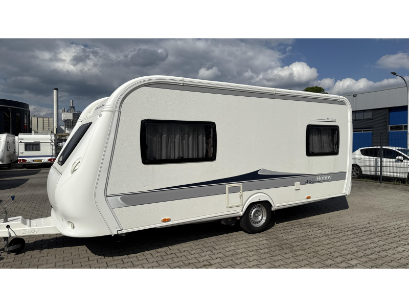 Hobby De Luxe 495 UL enkele bedden rondzit  foto: 13