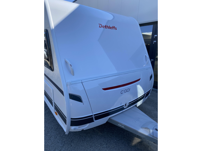 Dethleffs C'go Active 495 QSK stapelbed met 3 bedden! 