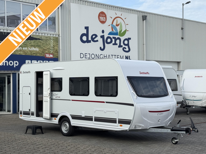 Dethleffs C'Joy 480 QLK Stapelbed met 3 bedden  foto: 0