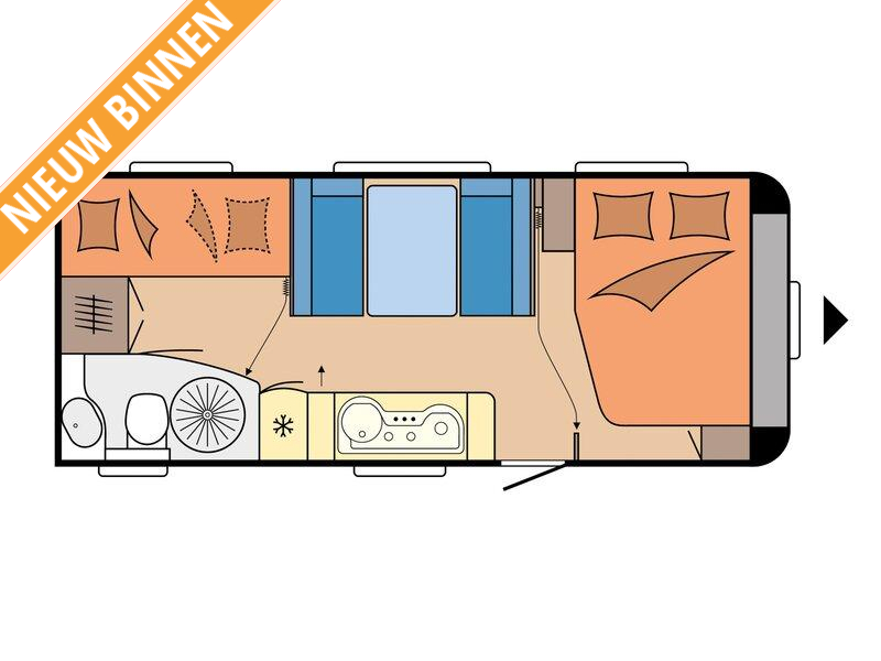 Hobby De Luxe 545 KMF Nieuw | Actie model 2026  hoofdfoto: 1