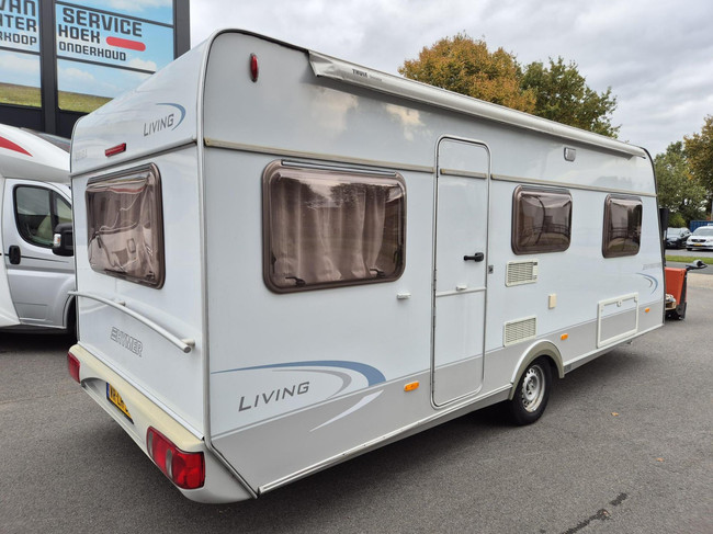 Eriba - Hymer 532 Enkele - losse bedden of XXL bed & luifel