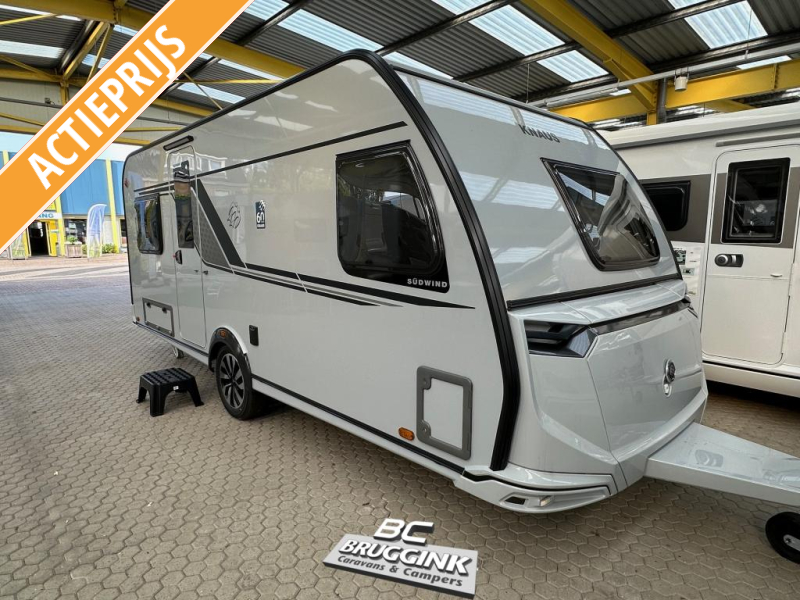Knaus Sudwind 60 Years 500 FU Frans Bed Campovolo grijs  foto: 0