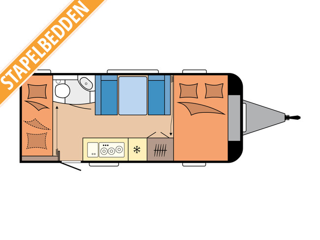 Hobby De Luxe 490 KMF MODEL 2027 - 935 hoofdfoto: 1