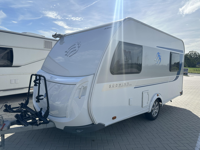 Knaus Sudwind Silver Selection 420 QD luifel - fietsdrager 