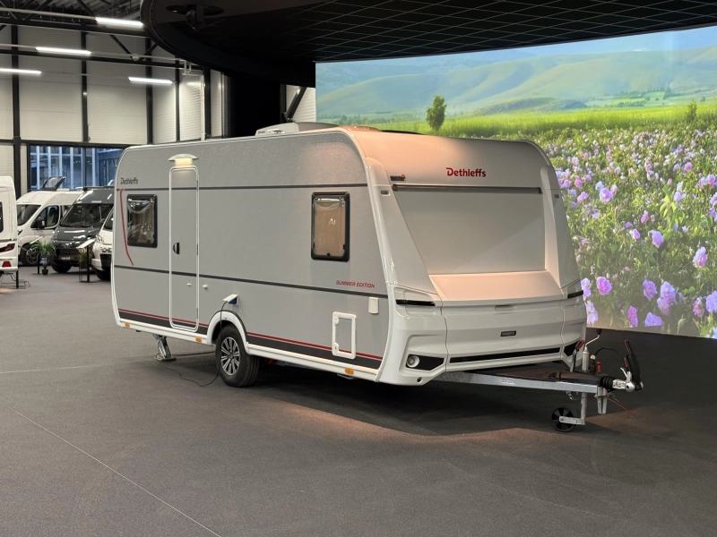 Dethleffs Summer Edition 470 FR dakairco / fransbed 