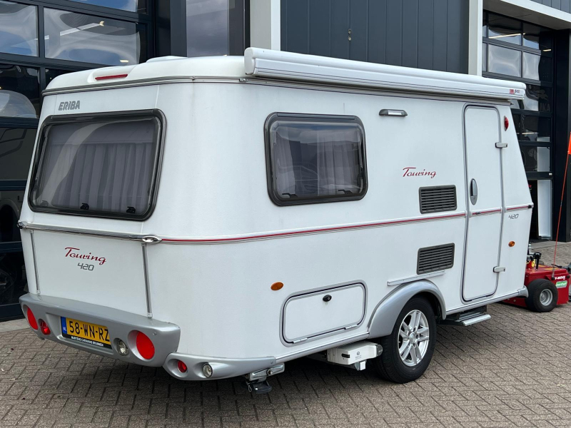 Eriba Touring Triton 420 mover, luifel, fietsenrek 