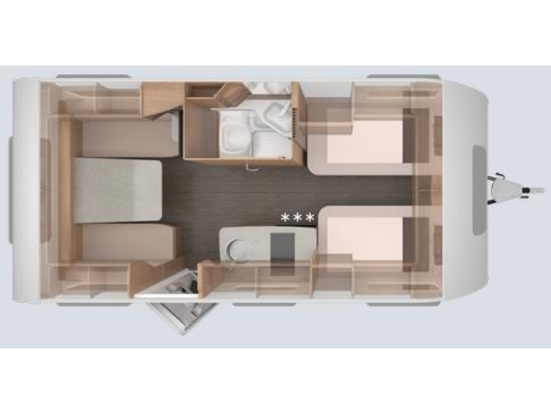 Knaus Sudwind Black Selection 460 EU Enkele bedden/Black sel. 