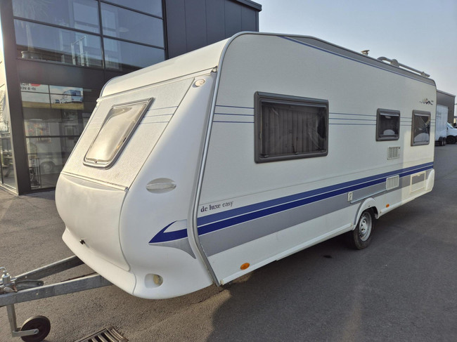 Hobby 540 TK-ULA Stapelbed met kinderkamer, Airco+DWT luifel foto: 3