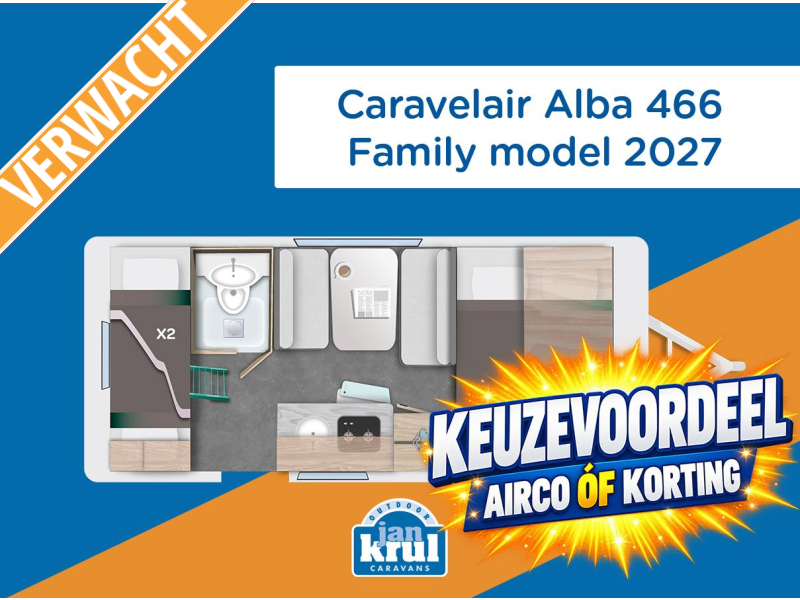 Caravelair Alba Family 466 TIJDELIJKE BEURSACTIE  hoofdfoto: 1