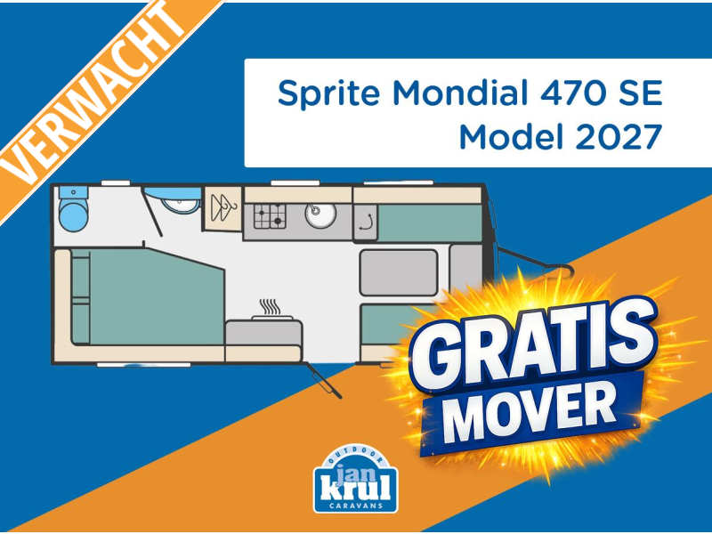 Sprite Mondial 470 SE TIJDELIJK GRATIS MOVER  hoofdfoto: 1