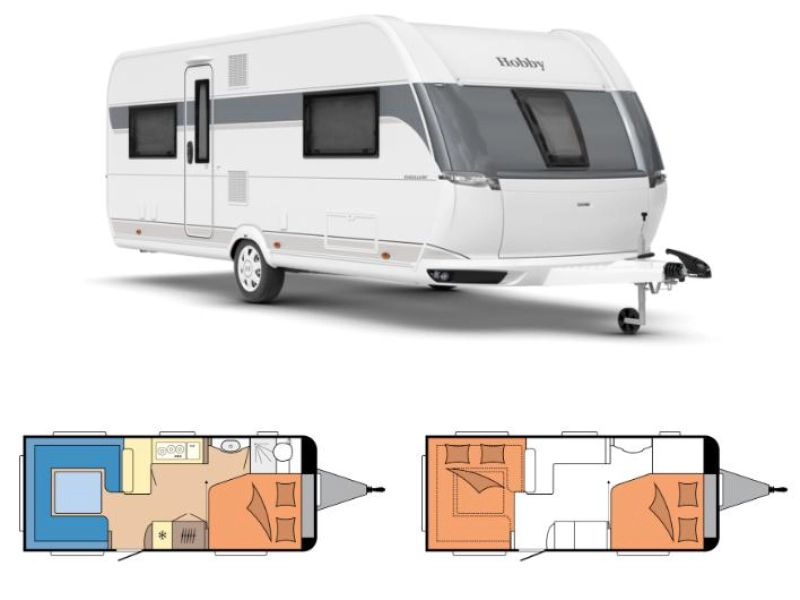Hobby Excellent 560 CFE Model 2026 Grote C Zit  foto: 16