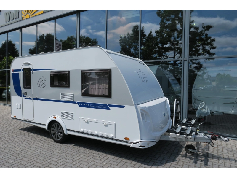 Knaus Sport Silver Selection 420 QD Voortent Mover fietsenrek 