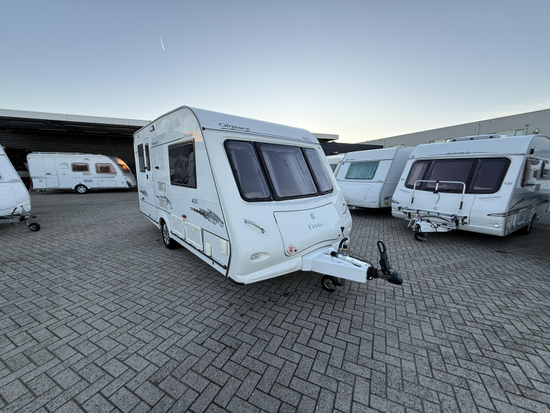 Elddis Odyssey 432 Enkele bedden, Mover Tent  foto: 1