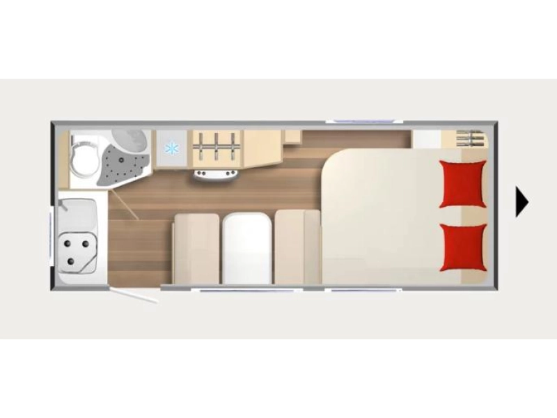 Bürstner Premio Life 480 TS ~FRANS BED~ 160 X 200 