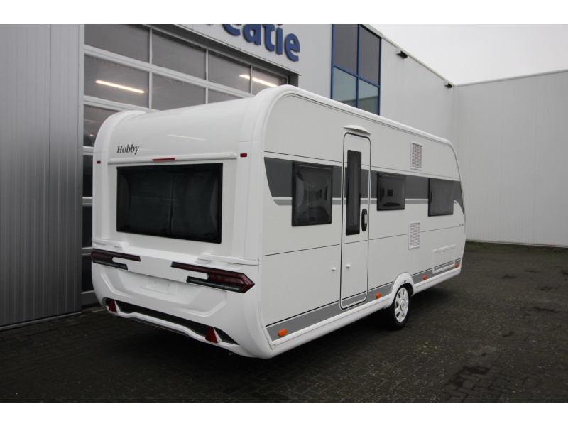 Hobby De Luxe 495 UL Enkele bedden & rondzit! 