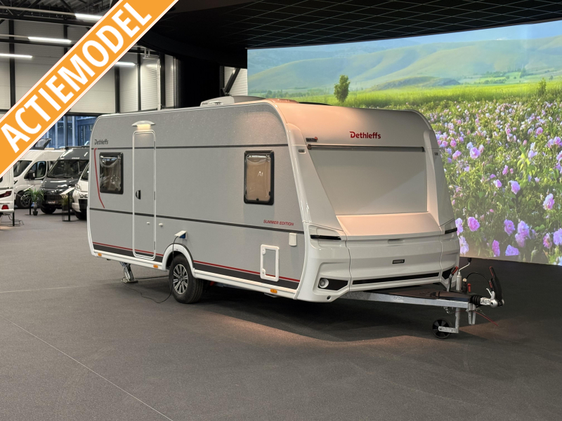 Dethleffs Summer Edition 470 FR dakairco / fransbed 