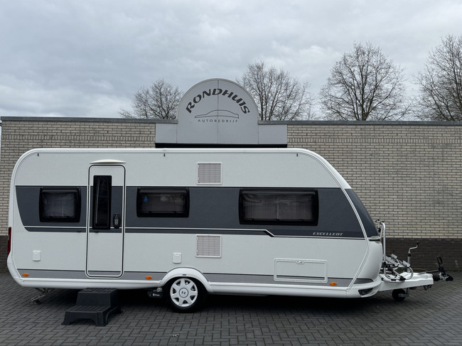 Hobby Excellent 495 UL met enkele bedden **Mover/Fietsendrager/Luifeltent/1e eigenaar/Zeer nette caravan** foto: 3