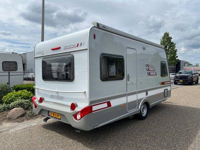 Hymer Sporting 465 | Volautomatische Mover | ZGAN Voortent | Lattenbodem | Ombouwbare Rondzit | Luifel | Fransbed | Fietsenrek